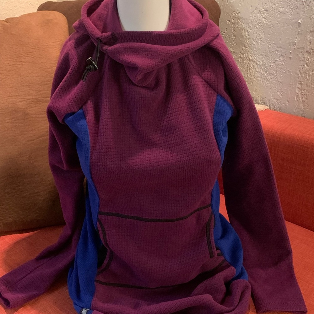 Melanzana Microgrid Hoodie Dress